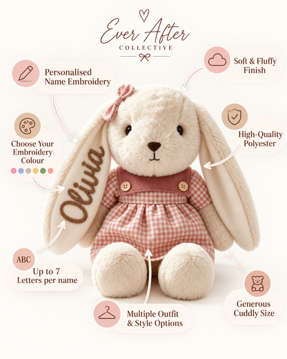 Personalised Comfort Plush Bunny